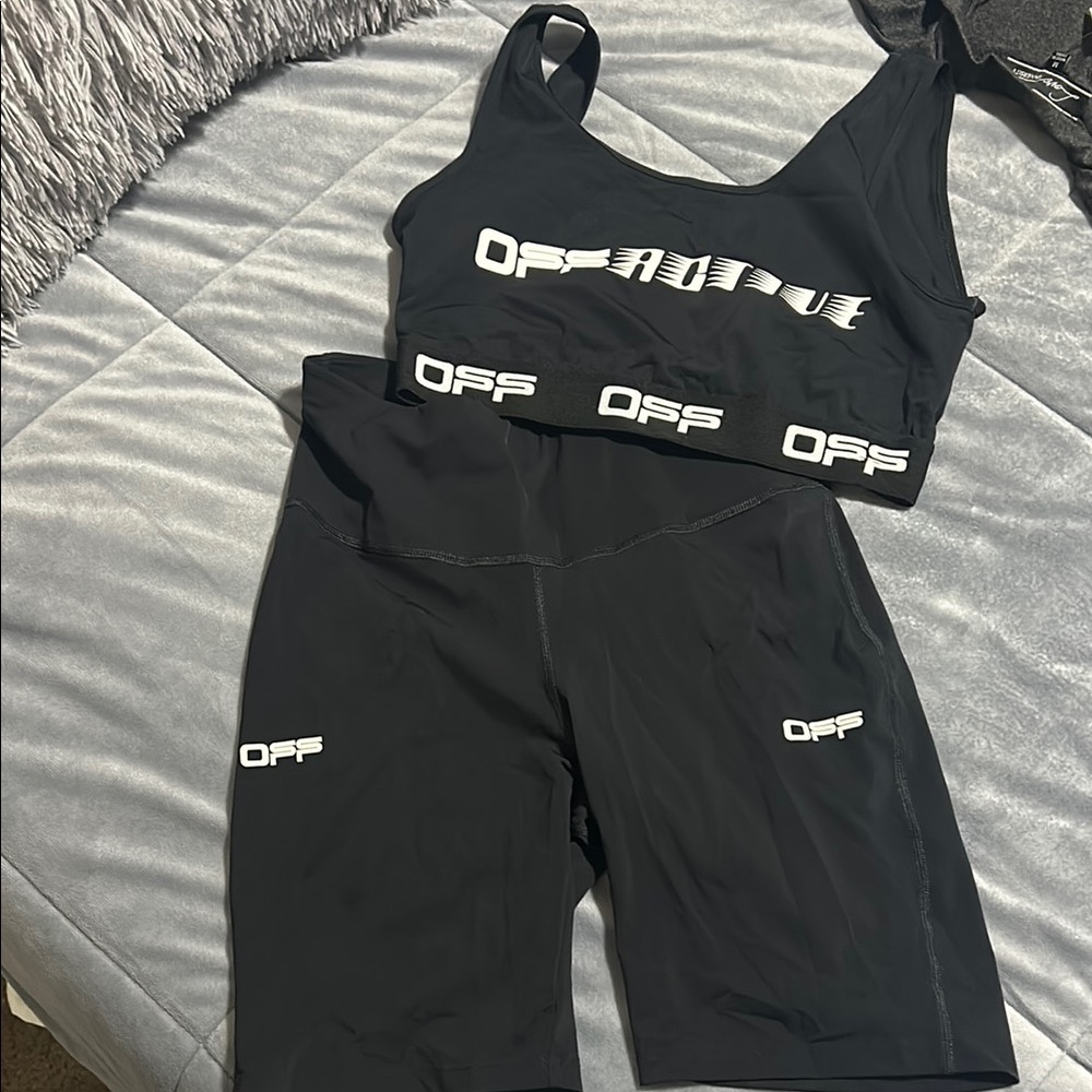 Black and White Activewear Set